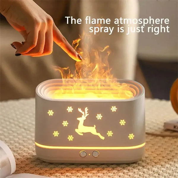 Elk Flame Humidifier Lamp