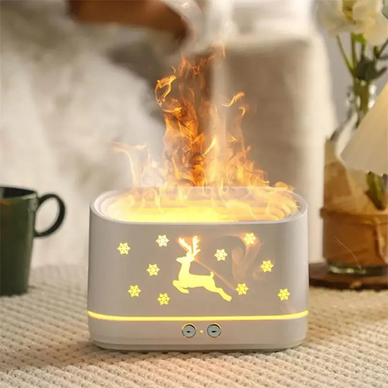 Elk Flame Humidifier Lamp